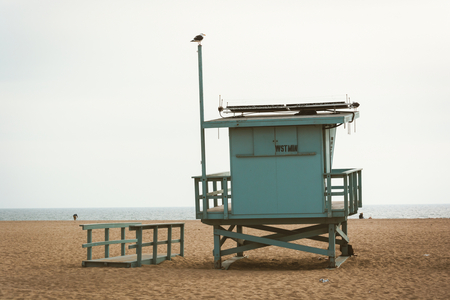 Lifeguard Stands in Venice, Los Angeles 01, Los Angeles, California, United States, 2015 (photo)