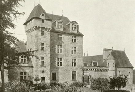 Fayrac, Chateau (b/w photo)