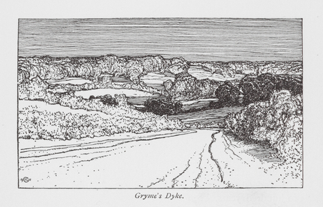 Gryme's Dyke (litho)