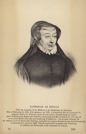 Catherine de Medici (litho)