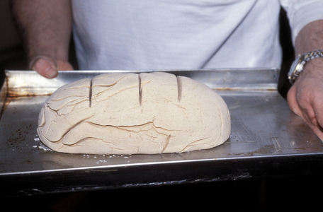 Baking bread..., 1991 (photo)