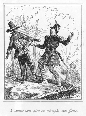 A vaincre sans peril, on triomphe sans gloire (engraving)