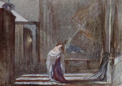 John Keats, The Eve Of St Agnes (colour litho)