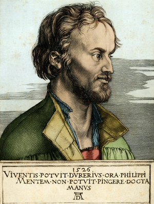 Portrait of Filippo MELANTONE (engraving)