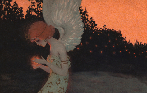 Christmas angel, 1902 (illustration)