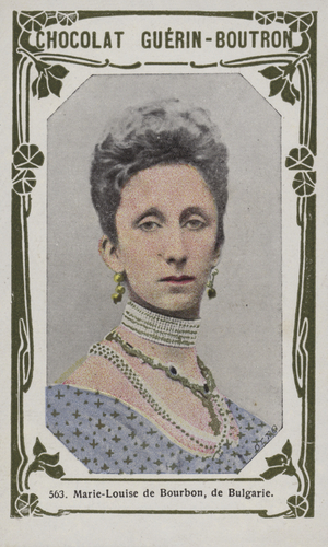 Marie-Louise de Bourbon, de Bulgarie (coloured photo)