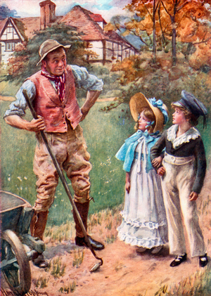Mr and Mrs Harry Walmers and Cobbs (colour litho)