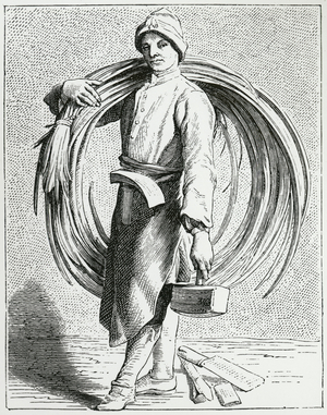 The Cooper. Engraving from ''Cris de Paris'', c1740