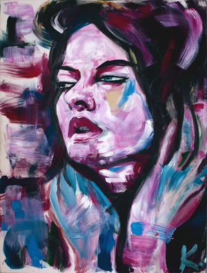 Ohey P, 2016, (Acrylic on canvas)