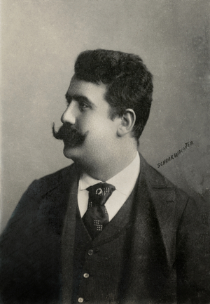 Portrait du compositeur Italien Ruggero Leoncavallo  (photo)