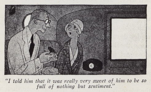 Illustration for Gentlemen Prefer Blondes by Anita Loos (litho)