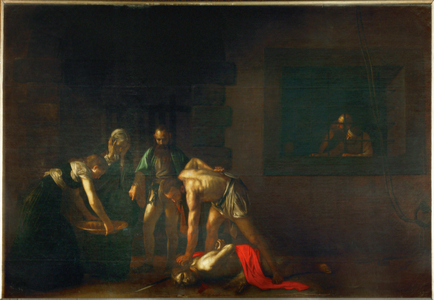 The beheading of Saint John Baptist (oil on canvas)