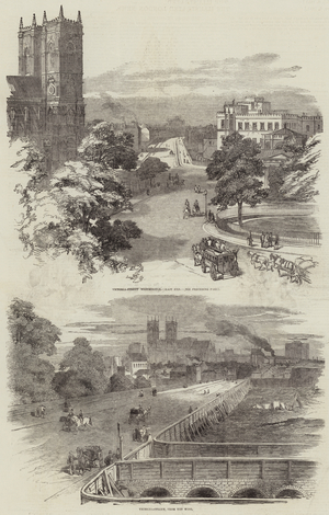 Victoria Street in London (engraving)