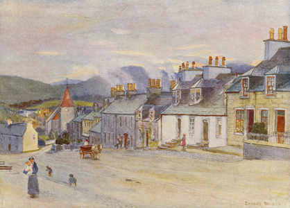 St John's Town of Dalry (colour litho)