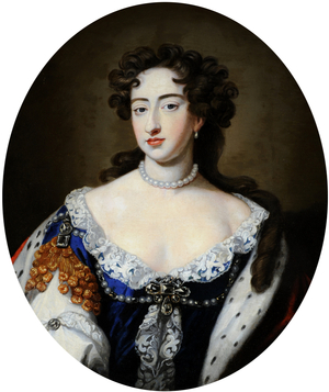 Queen Mary II (oil on canvas)