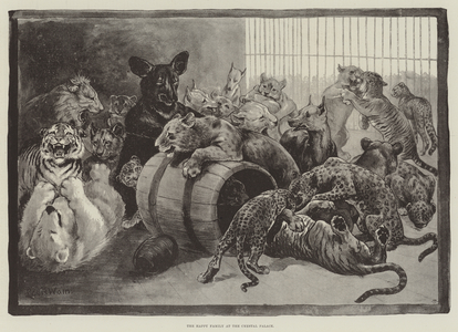 The Happy Family at the Crystal Palace (engraving)