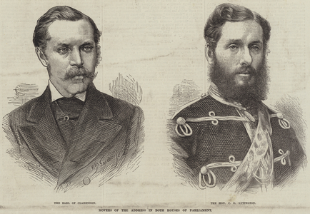 Movers of the Address in Both Houses of Parliament (engraving)