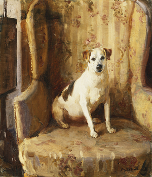 Hugo, (oil on canvas)