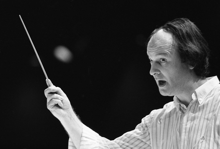 Michel Tabachnik, 1985 (b/w photo)