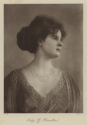 Lady G Hamilton (b/w photo)