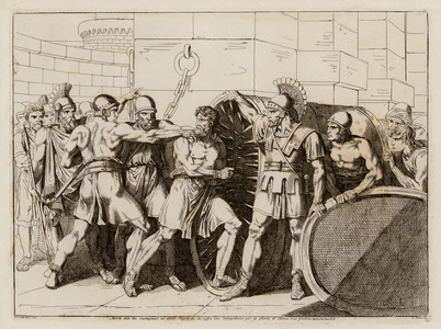 Execution of Atilius Regulus by the Carthaginians (etching)