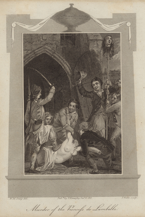 Murder of the Princess de Lamballe (engraving)