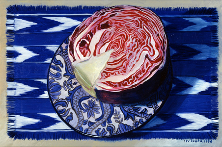Red Cabbage 1996 Isy Ochoa (b.1961 French) Oil on canvas