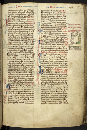 Royal 14. CVII, f.119Hubert de Burgh kneeling at an altar.Historia Anglorum.Matthew Paris.England (St Albans), 1250-1259