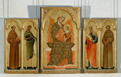 Center: Madonna and child …