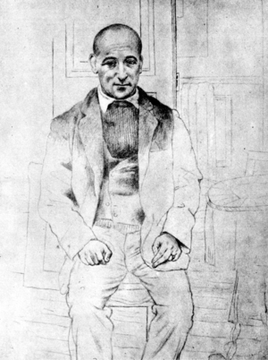 Max Jacob par Picasso, 1915