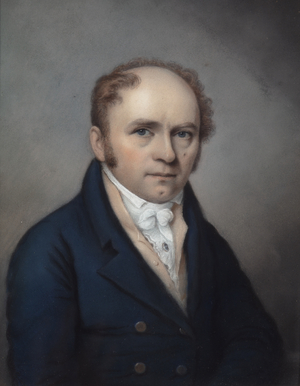 Dr John King (Johan Koenig), 1805-15 (pastel on grey paper)