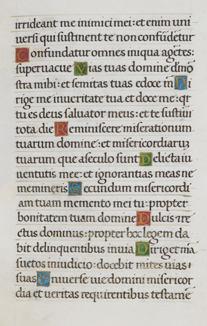 Text page; Psalm 24