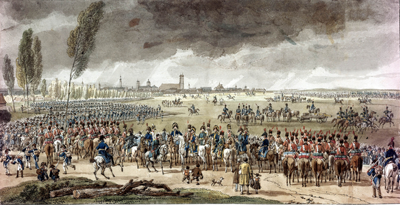 Entry of French army in Munich october 12, 1805 : campaign of emperor Napoleon 1st in Prussia armee napoleonienne France napoleonic army battle guerre war