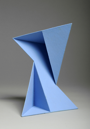 2 of 6 maquettes for 'Art Futures', 1997 (painted card)