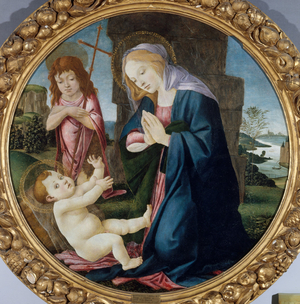 Virgin and Child with St. John the Baptist, between 1445 and 1510 (oil on canvas)