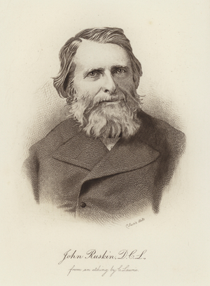 John Ruskin, DCL (litho)