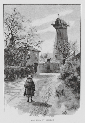 Old Mill at Brixton (litho)