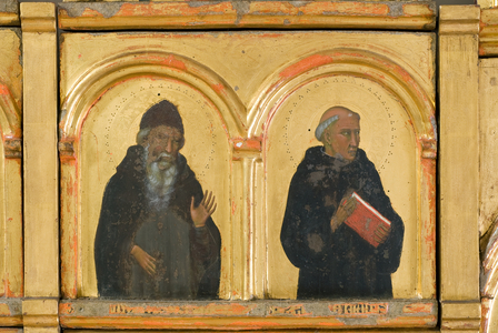 St Anthony Abbot and Saint Benedict, c.1315-18 (tempera on board)