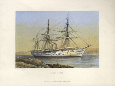 HMS Orontes troopship of Royal Navy