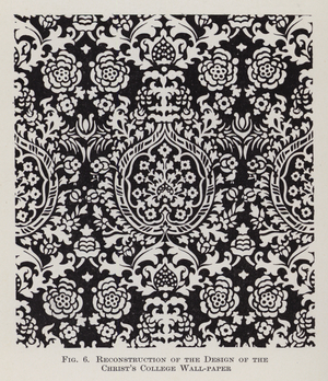 Reconstruction of the Design of the Christ's College Wall-paper (litho)