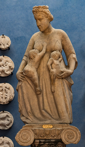 The Charity, 14th century (marble)