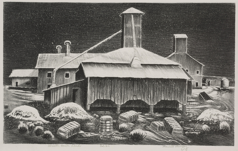 Winter South Land (litho)