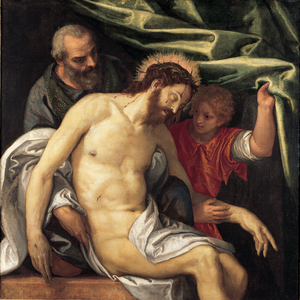 The Pietà (Dead Christ with Nicodemus and an Angel), 1580 (oil on canvas)