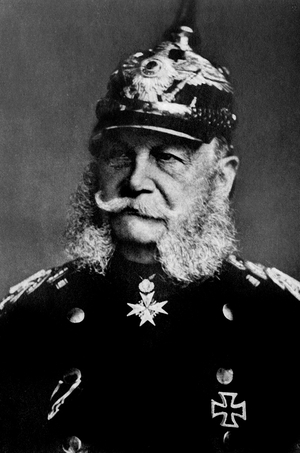 Guillaume Ist (1797-1888) , emperor of Prussia succeded to his brother FredericGuillaumeIV in 1861 , photographied between 1861 and 1888, extracted from the collection Felix Potin, 500 contemporary celebrities , the foreign sovereigns and their family Germany