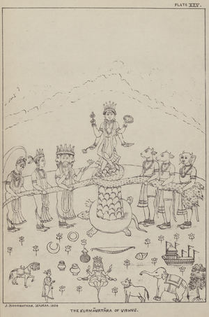 The Kurmavatara of Vishnu (engraving)