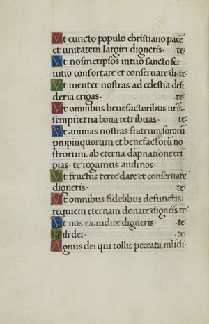 Text page; the Litany