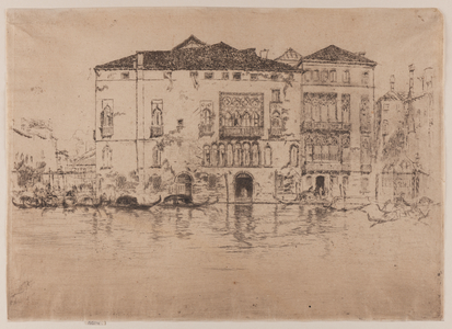 The Palaces,   (Etching and drypoint on paper)