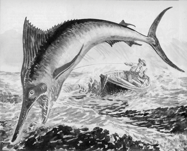 Ernest Hemingway, The Old Man And The Sea (litho)