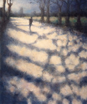 Literature Walk, Central Park X, 2002 (oil on canvas)