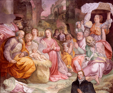 Renaissance - Painting : Bonfil chapel - Nativity - Trinita dei Monti, Rome, Italy